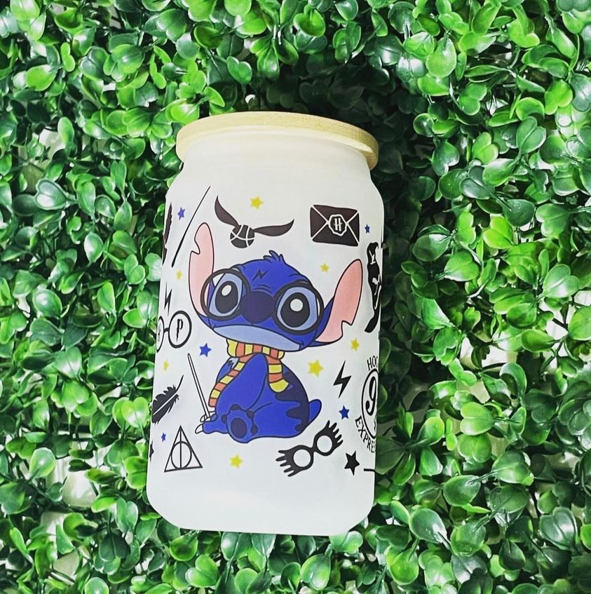 Frosted Can Glass 12oz