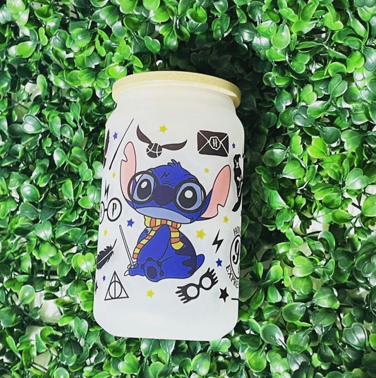 Frosted Can Glass 12oz