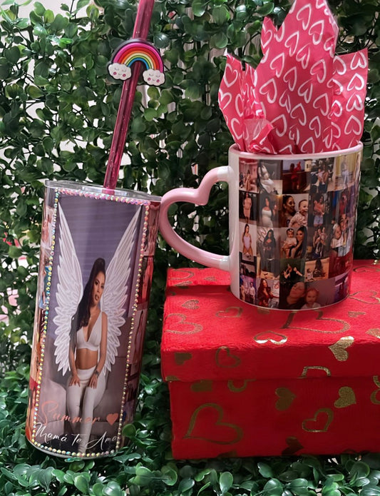Skinny Tumbler Collage(No incluye Rhinestones)